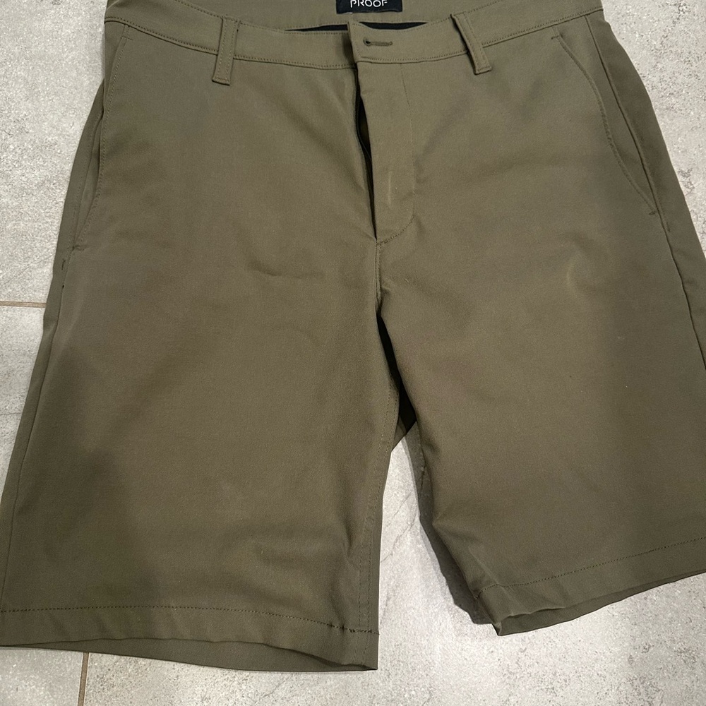 Proof Nomad Shorts - 31 Dark Green (Huckberry)